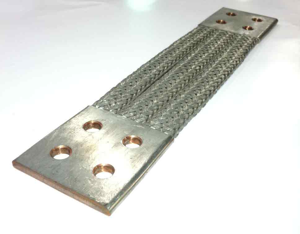 Custom Manufactured Braided Copper Shunts/Jumpers